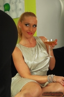 The beautiful blonde bombshell