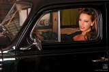 Sandy brought her automobile