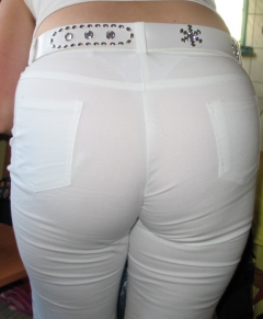 SEE THROUGH PANTS - N