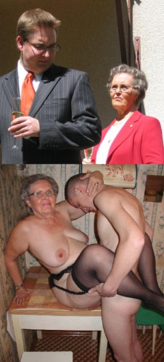 mature sluts dressed undressed - N