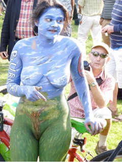 Naked cycling in public 2 - N