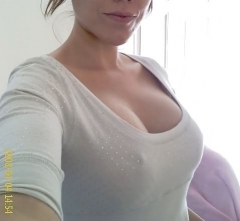 Ex Girlfriend showing off Boob Job - N