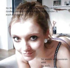 Cuckold Captions on found pics (german) - N