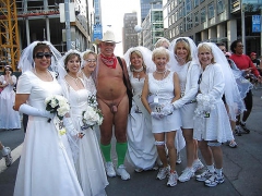Women and cock in public (CFNM fun) - N