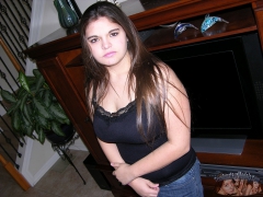 Chubby BBW Teen Shows Big Plump Ass - N
