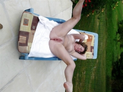 slut wife danielle naked outdoors - N