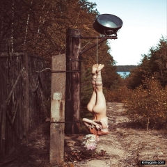 Female Slaves hanging in the air - N