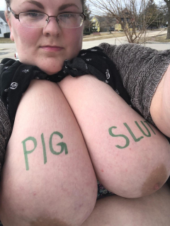 Humiliated worthless SSBBW Slut - N