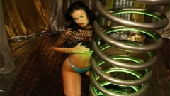 Slutty Camelia Escort Whore dances at the pole - N