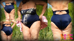 bbw beach candid - N