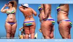 BBW and SSBBW beach voyeur (My work) - N
