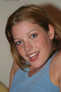 Teen with Freckles and Big Smooth Ass Spreads her Pussy - N
