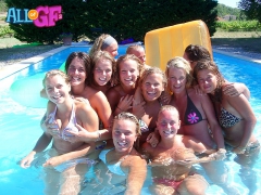 Exgirlfriends raunchy bikini party - N