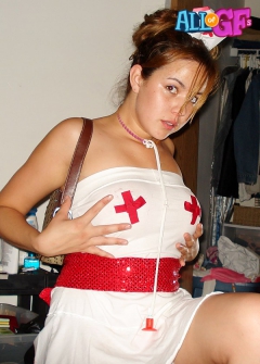 Girlfriend teen playing role - N
