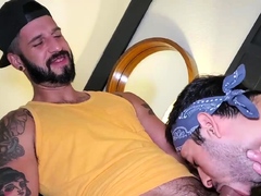 Inked Gay Having Great Time In POV Sex