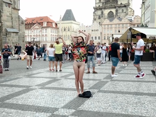 Eiko's Daring Public Nude Adventure Exposed