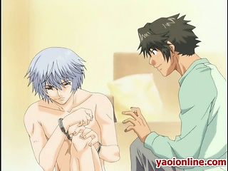 Two horny hentai gays having anal fuck