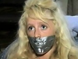 Cute Blonde Slave Duct Taped Classic