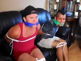 Horny Thief Snags Two Cute Twinks