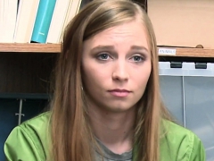 Shoplifting Teen Gives Blowjob Avoiding Jail