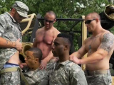 Gay military hand jobs R&R, the Army69 way