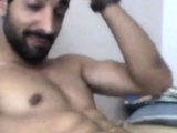 Turkish handsome hunk with big cock cumming