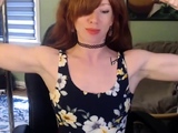 Pregnant Redhead Webcam Masturbation