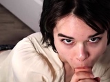 ouiouilux hot brunette POV blowjob