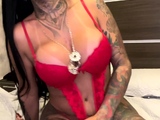 Solo ladyboy masturbation