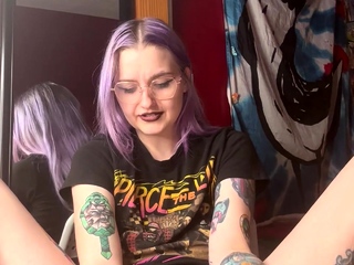 Stacked brunette goes solo toys and masturbation