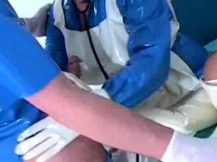 Femdom fetish handjob