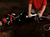 pleasing fetish anal actions with latex and bdsm