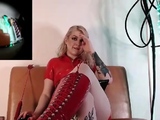 Blonde emo amateur solo masturbation