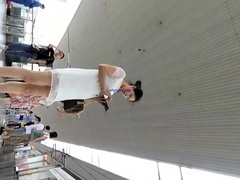 Sexy Asian naked foot fetish action