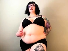 GoddessGlutton – Jerk Off to My Fat Belly – BBW