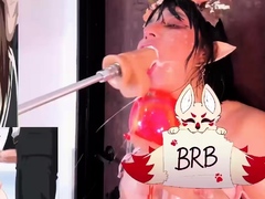 Stacked brunette goes solo toys and masturbation