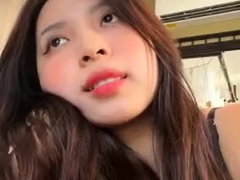 Amateur asian teen licks ass and sucks cock