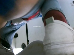 Blonde solo jerking off