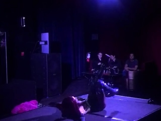 Amateur striptease and Solo masturbation