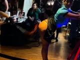 Amateur milf spanked and creampied