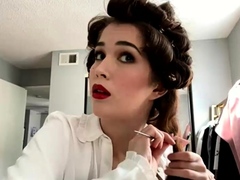 Small titted brunette amateur anal nailed at home