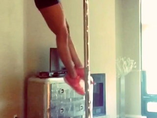 Amateur Busty Brunette Striptease