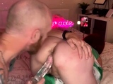 Amateur ass toyed