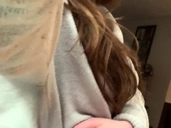 Curly Blonde Teen Records Solo Dildo Masturbation More At