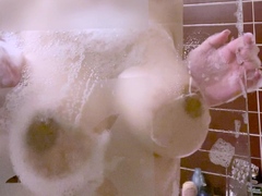 Big boobs milf masturbates with her dildo