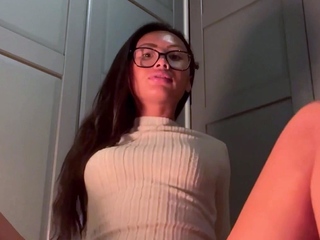 Hottest brunette solo webcam masturbation 2