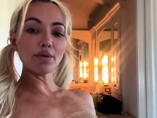 Blonde MILF with Big Boobs Playing Cam Free Porn