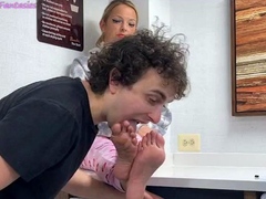 Bambi Femdom Fantasies - Bella's Laundry Room Foot Dominatio