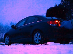 Blonde Blowjob Outdoor