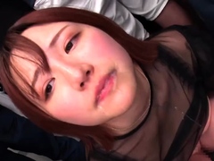 Lovely Asian doll enjoy smutty group sex